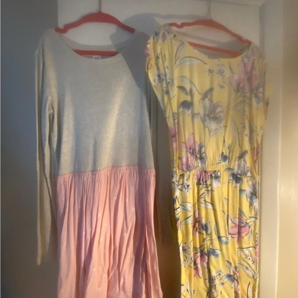 Floral Yellow Kids Dress